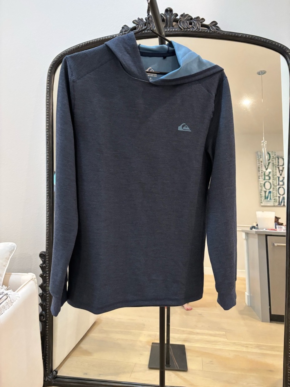 Quiksilver Hoodie with Light Blue Accents